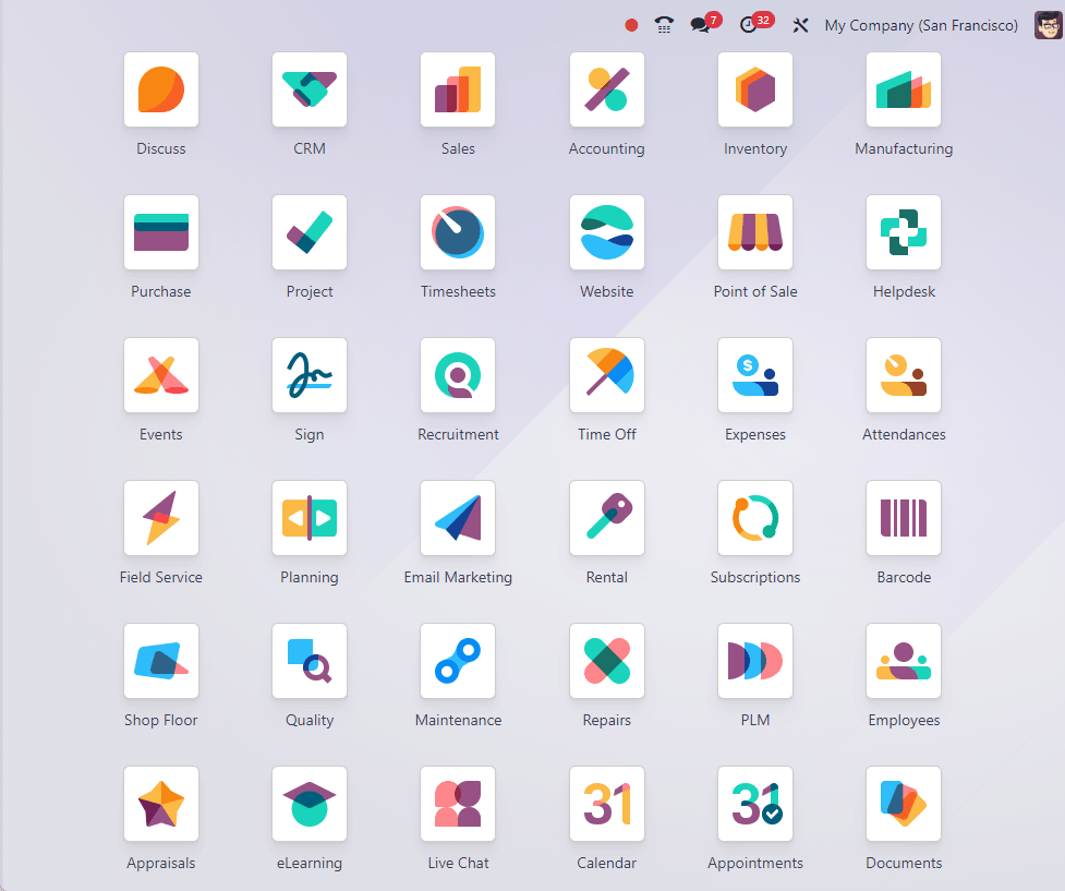 Odoo ERP enterprise implementation and customization in Oman