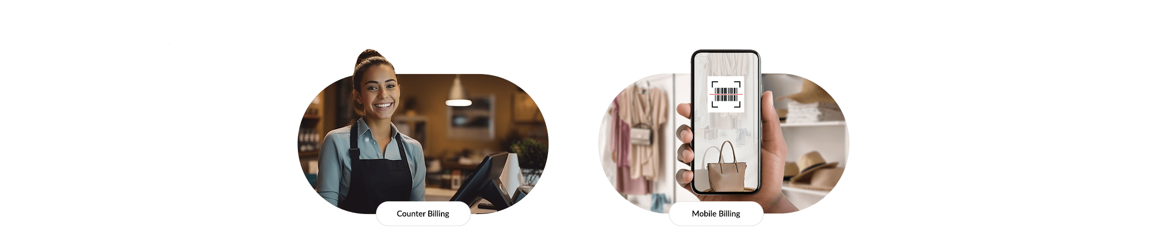 Zoho POS quick checkout and barcode billing
